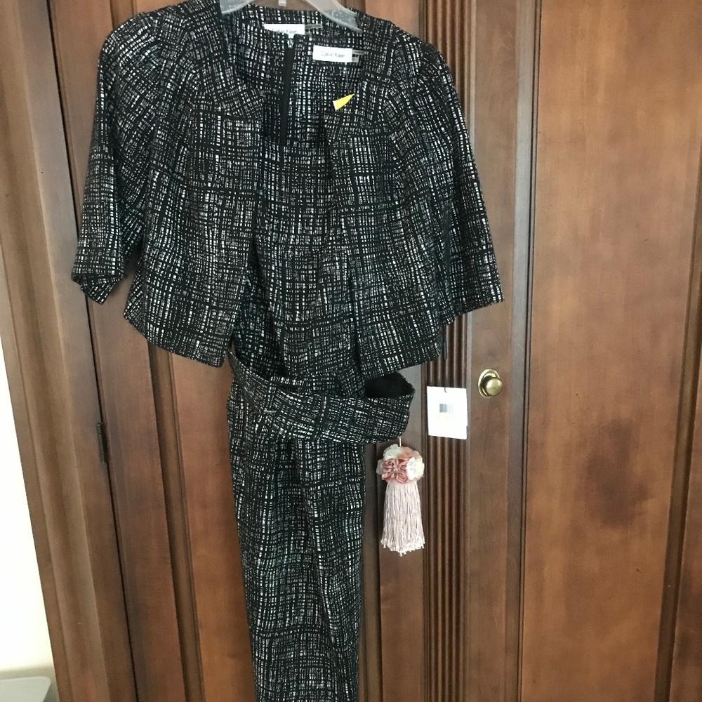 CALVIN KLEIN DRESS & JACKET SET, NWT
